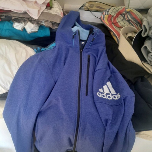 Adidas jacket blue petrol medium like new