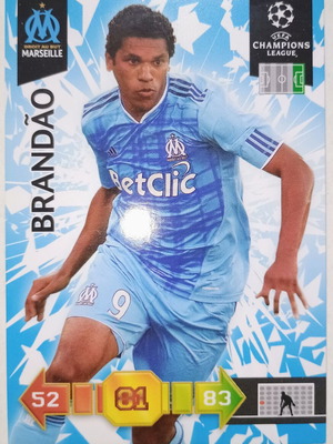 Brandão Olympique de Marseille UEFA Champions League Adrenalyn XL card like new