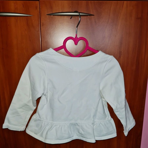 Girl jacket 23 months 86cm orchestra white like new