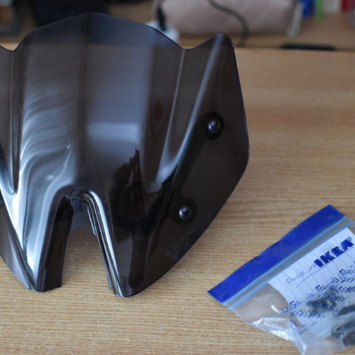 Ermax Hyper Sport Windscreen 23cm for Honda CB650R Neo Sports Café 2019-2023 like new