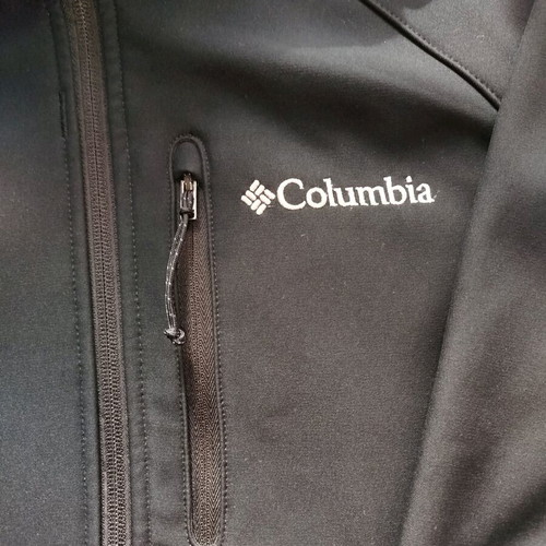 Columbia softshell jacket like new, black, sizes S and M