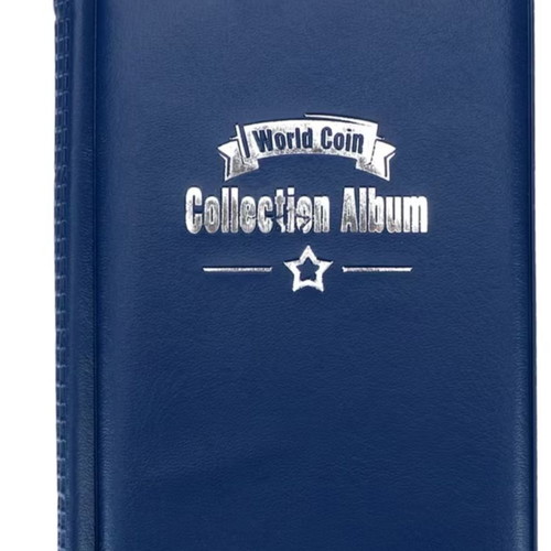 Coin storage album 120 slots, 4 colors