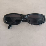Vintage Kangol sunglasses like new, black wrap-around style