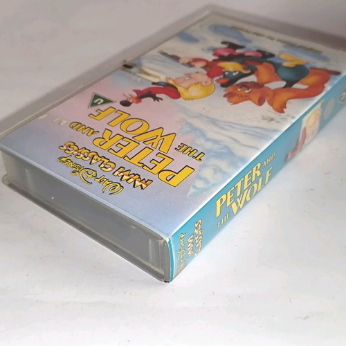 Peter and the Wolf VHS tape used, animated