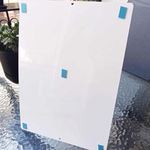 PVC sign 'No Entry Private Area' 25x35cm new