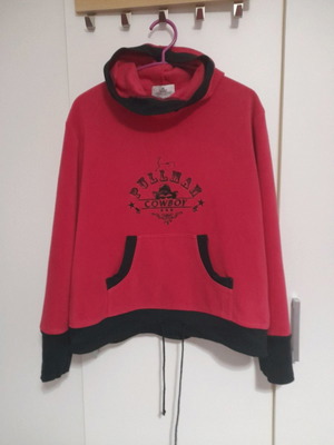 Women's fleece shirt like new, pink, size L