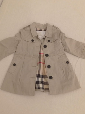 Burberry Παιδική Καπαρντίνα ελάχιστα φορεμένη, μπεζ, για 12 μηνών