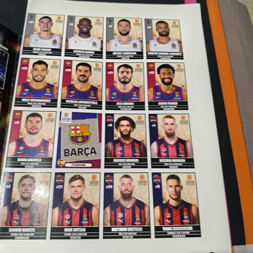 Euroleague 2023-2024 album new with stickers