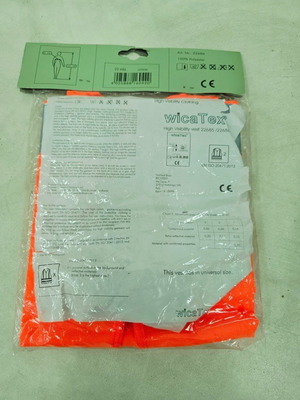 Work Vest Fluorescent Orange New