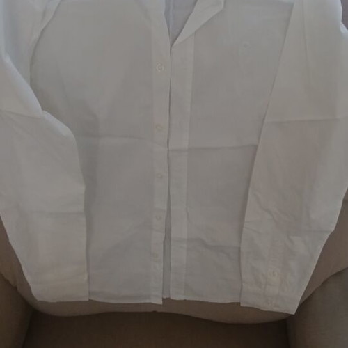 Benetton white children's shirt like new, size 158 cm