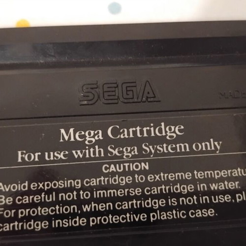 Desert Speedtrap Sega Master System game used, adventure