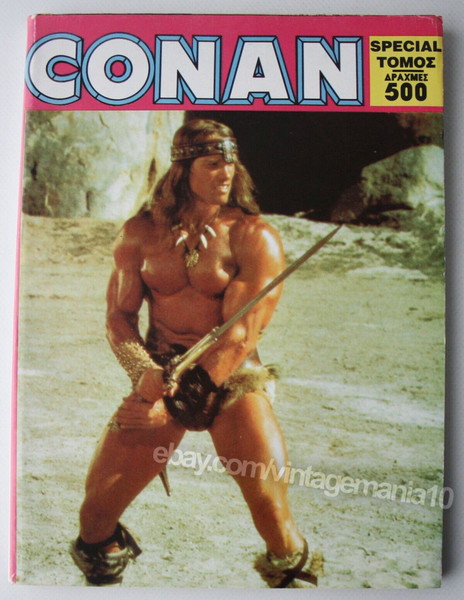  KOMIK 1980 tomos CONAN ARNOLD SCHWARZENEGGER exofillo komix !