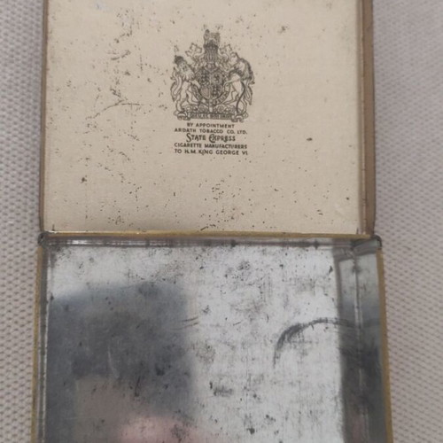 State Express 555 Iron Cigarette Box used