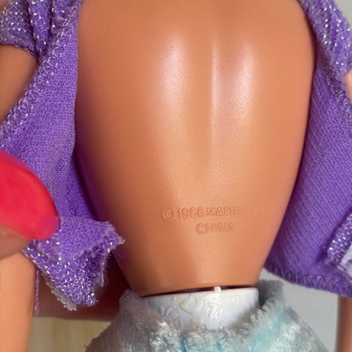 Mattel 1997 Bead Blast Barbie doll used with long blonde hair