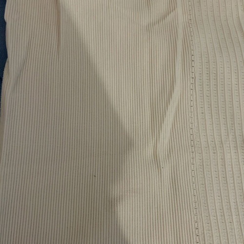 Maxi white skirt Bershka used, size M 38 10, beige accents