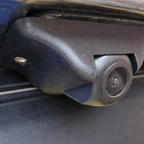 3D printed PETG rearview camera mount for car, black