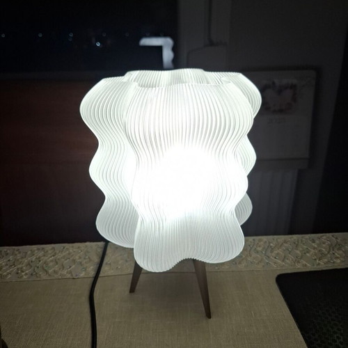 Table lamp wavy design new