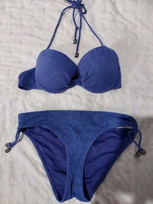 Etam le Bain swimsuit like new, blue, size 44/46, 75B-75C