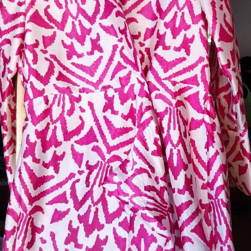 MNG women's dress NXS like new, white and red