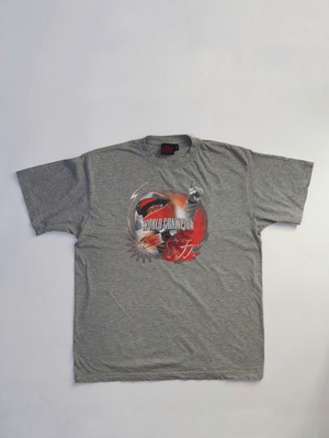 Michael Schumacher vintage t-shirt used, grey, size L