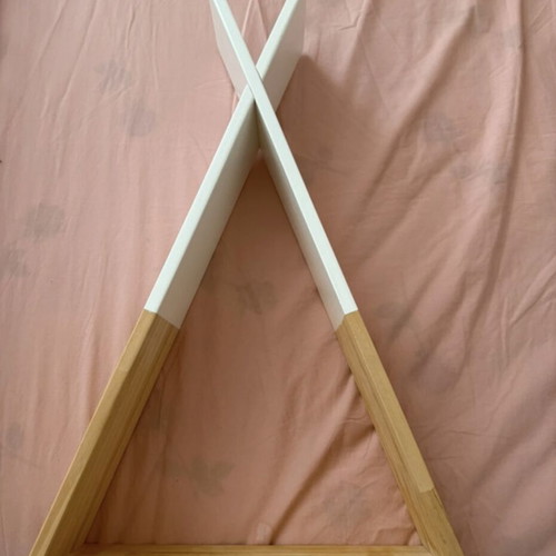 Triangular shelf for children's room new, 53x34x10 cm