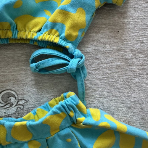 Mirabelle KidsCollection girls' set size 3-4 like new, yellow and turquoise
