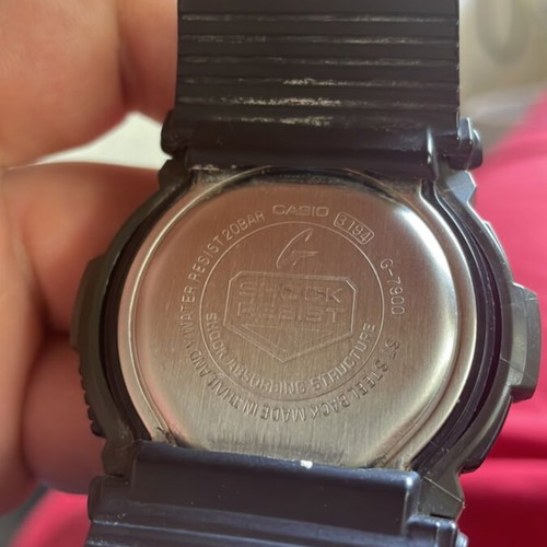 Casio men's watch green like new