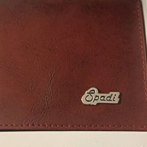 Vintage leather set Spadi 2000 model new with wallet, agenda and pen