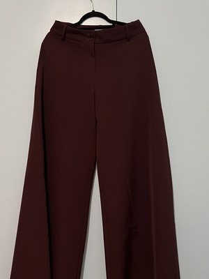 Wide-leg pants SunsetGo! size L like new, brown, low waist