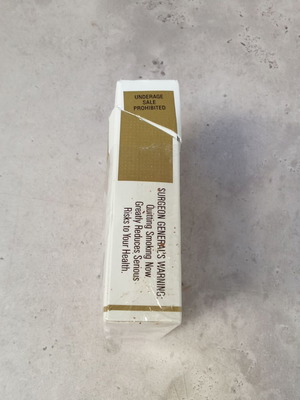 Marlboro Lights cigarette pack American empty used
