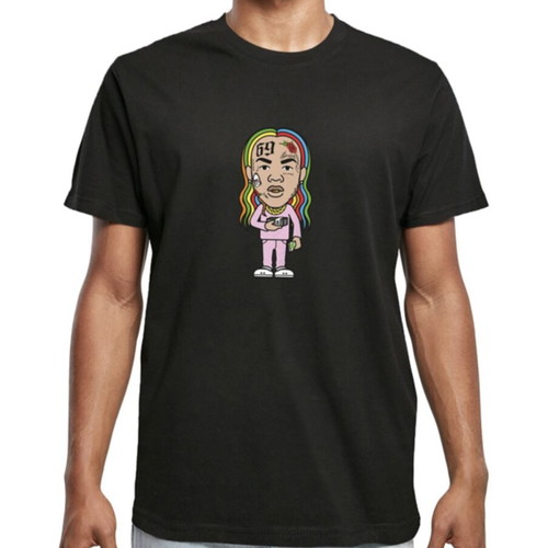 Mister Tee 6ix9ine T-shirt, black, size S