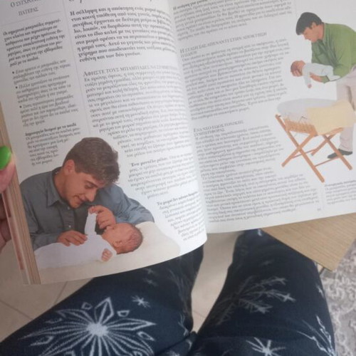 Pregnancy book used, stages before, during and after, breastfeeding