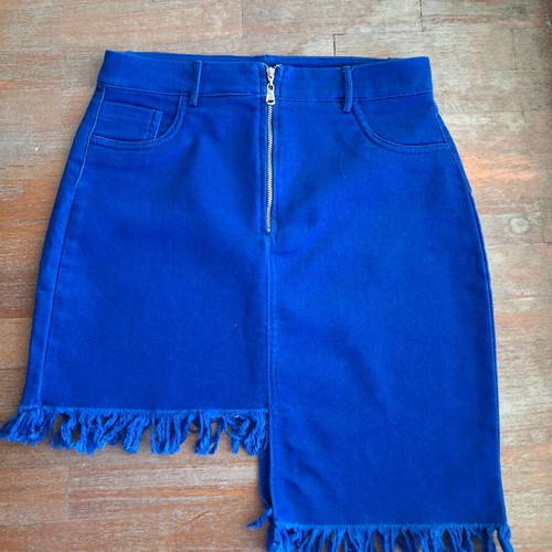 Mini skirt Review like new, blue, size M
