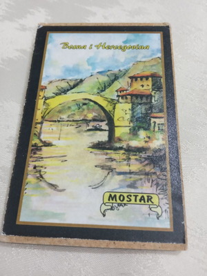Mostar Bosnia magnet used