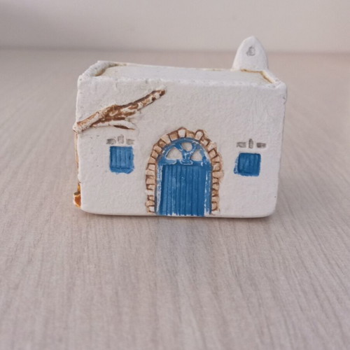 Gypsum decorative Cycladic house like new