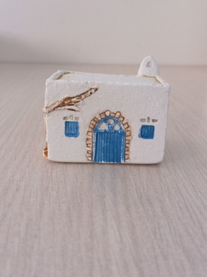Gypsum decorative Cycladic house like new