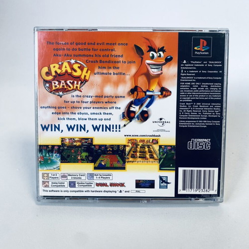 Crash Bash PlayStation 1 PS1 game used, English