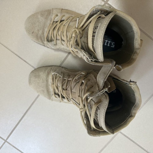 5.11 Tactical A/T Arid Coyote Military Boots like new, size 44