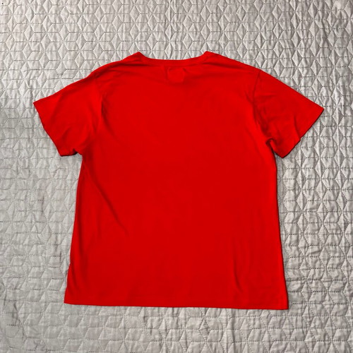 Men's red short-sleeve t-shirt like new size M
