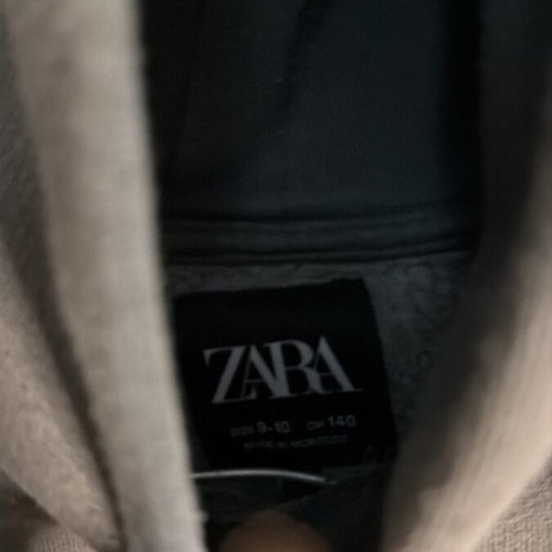 Zara boys' hoodie used, gray, size 140 cm