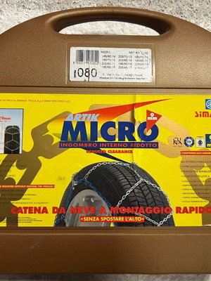 Artik Micro by Simaka tire anti-slip chains new