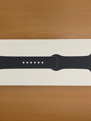 Apple Sport Band 46mm S/M silicone strap like new, black