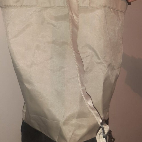 Large travel sack like new, beige