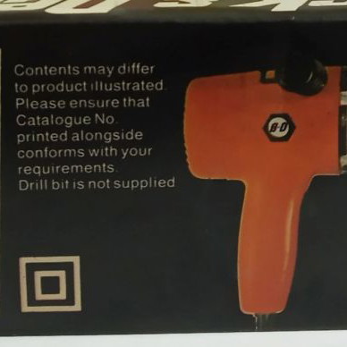 Vintage Black and Decker DNJ 50 drill 1980 unused, new