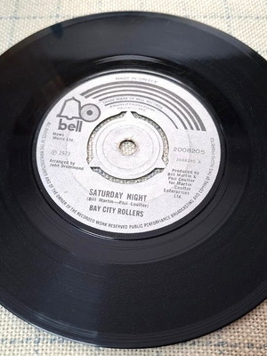 Bay City Rollers Saturday Night 7' Μεταχειρισμένος Δίσκος