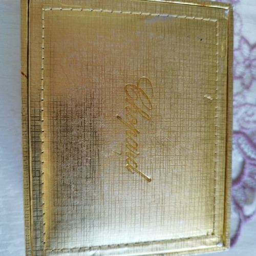 Chopard luxury cedar wood jewelry box used