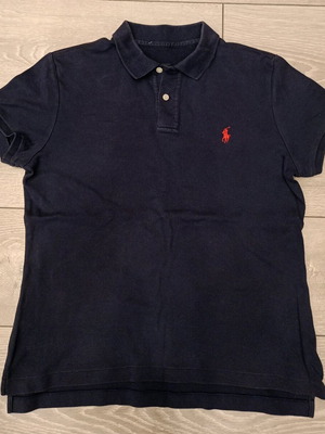 Γυναικείο Polo Ralph Lauren μπλουζάκι μέγεθος M σαν καινούργιο, μαύρο και κόκκινο