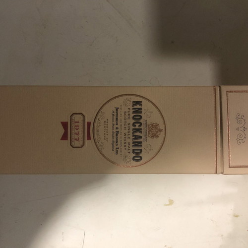 Knockando Malt Whisky 1977 vintage sealed new