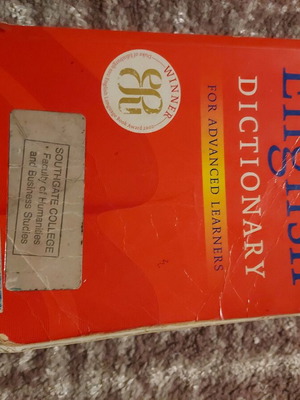 Macmillan English Dictionary used for advanced learners