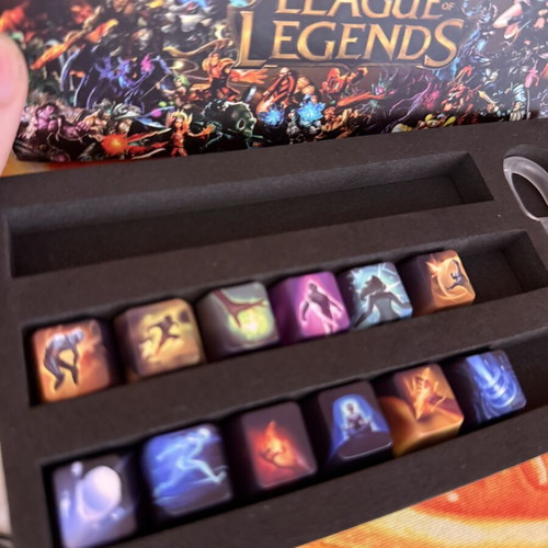 Keycaps League of Legends συλλεκτικό σετ σαν καινούργιο